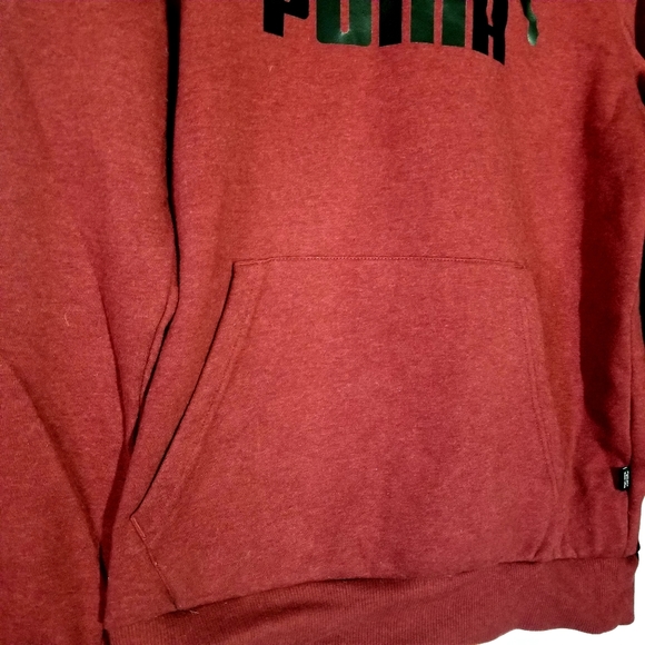 Puma Hoodie S Red Black Sweatshirt - Picture 3 of 7